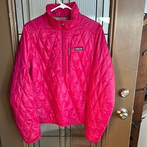Patagonia Pink Quilted Pullover
